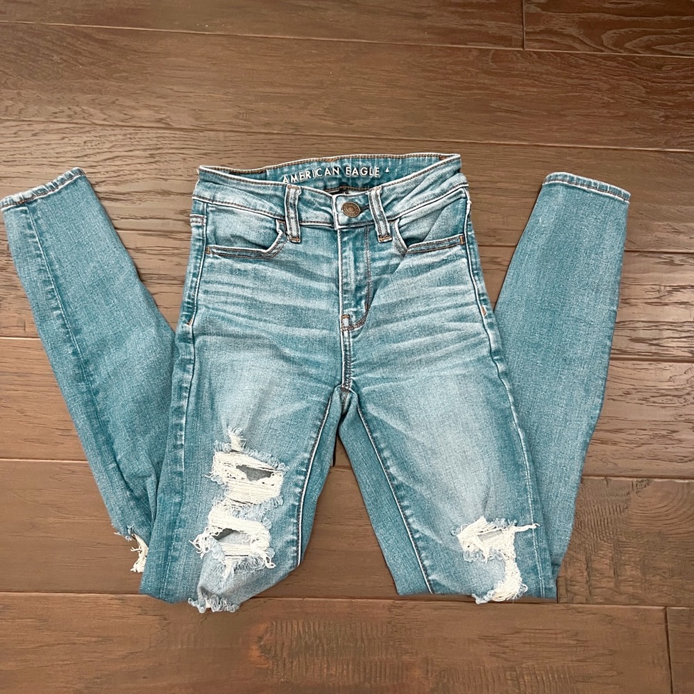 American eagle high rise jeans